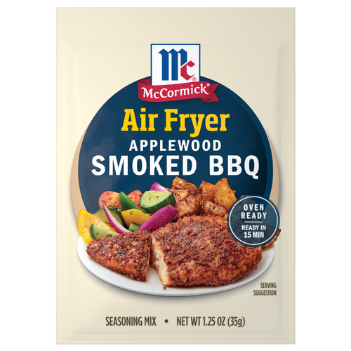 McCormick Air Fryer Applewood Smoked BBQ Seasoning Mix - 0.08 Pound