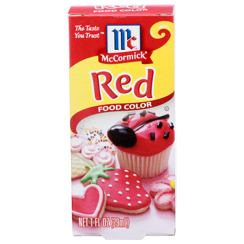 Mccormick Red Food Color - 1 Fluid Ounce