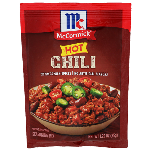Mccormick Hot Chili Seasoning Mix - 1.25 Ounce