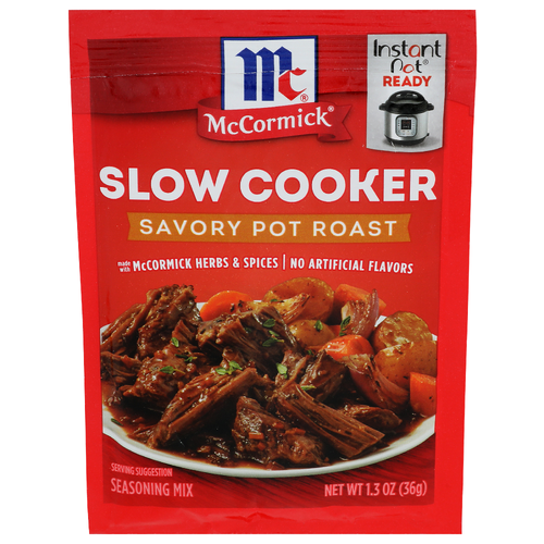 Mccormick Savory Pot Roast Slow Cooker Seasoning Mix - 1.3 Ounce