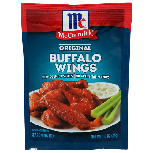 Mccormick Original Buffalo Wings Seasoning Mix - 1.6 Ounce