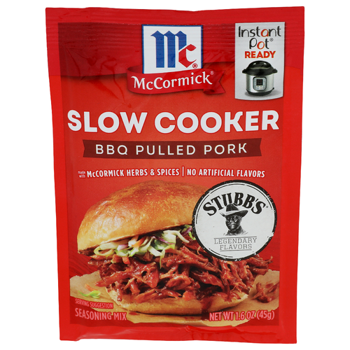 Mccormick BBQ Pulled Pork Slow Cooker Seasoning Mix - 1.6 Ounce