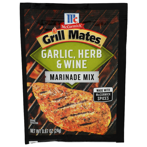 Mccormick Grill Mates Garlic, Herb & Wine Marinade Mix - 0.87 Ounce