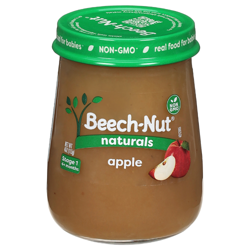 BEECH-NUT Naturals Apple - 4 Ounce Image 1 of 2