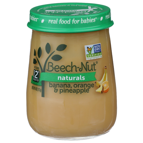 Beech-Nut Naturals Banana, Orange & Pineapple - 4 Ounce