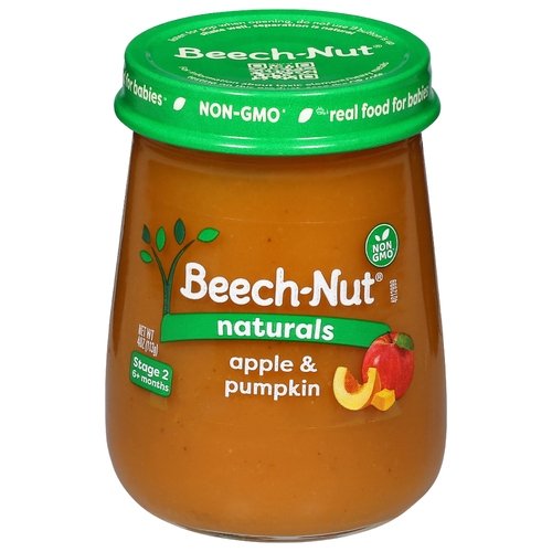 Beech-Nut Naturals Stage 2 Apple Pumpkin & Cinnamon Baby Food - 4 Ounce