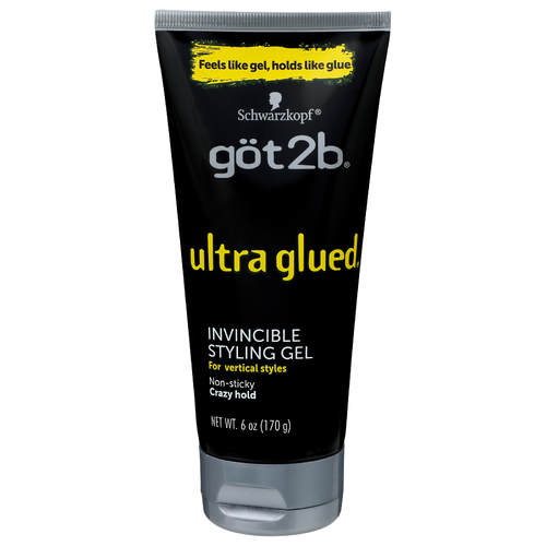 Schwarzkopf Got2b Ultra Glued Invincible Styling Gel - 6 Ounce