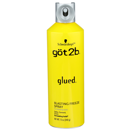 Schwarzkopf Got2b Glued Blasting Freeze Spray - 12 Ounce