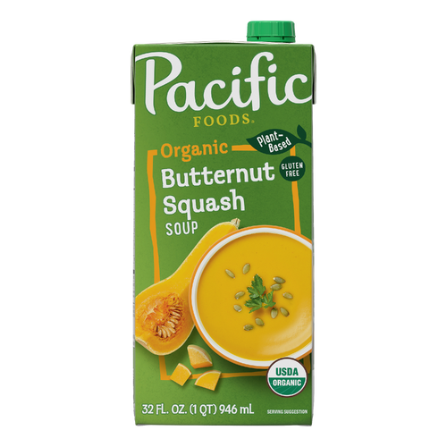 Pacific Foods Organic Butternut Squash Soup - 32 Fluid Ounce Image 1 of 2