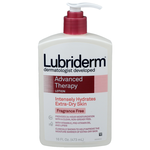Lubriderm Fragrance Free Advanced Therapy Lotion - 16 Fluid Ounce