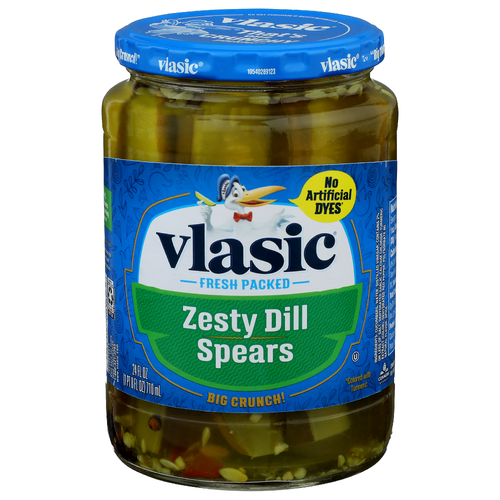 Vlasic Fresh Packed Zesty Dill Spears - 24 Fluid Ounce