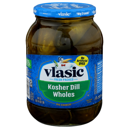 Vlasic Fresh Packed Kosher Dill Wholes - 46 Fluid Ounce
