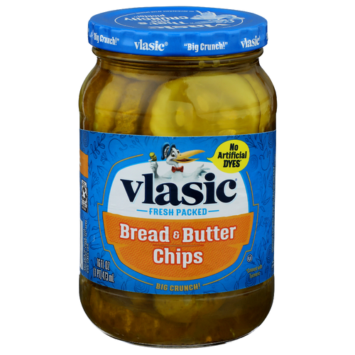 Vlasic Fresh Packed Bread & Butter Chips - 16 Fluid Ounce