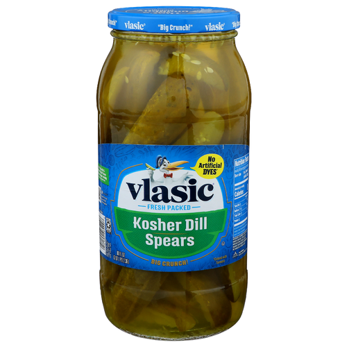 Vlasic Fresh Packed Kosher Dill Spears - 80 Fluid Ounce