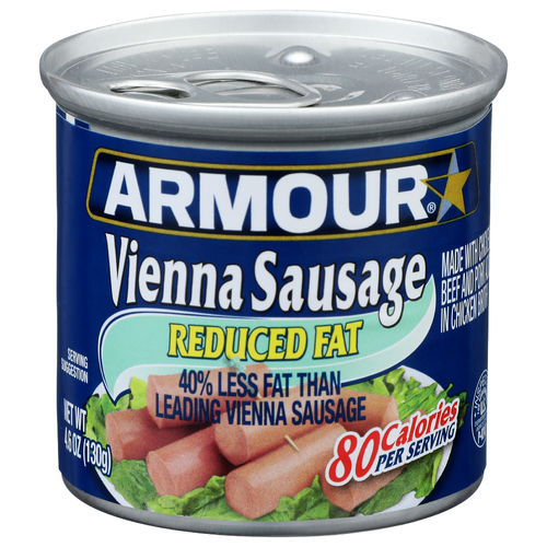 Armour Reduced Fat Vienna Sausage - 4.6 Ounce Image 1 of 4