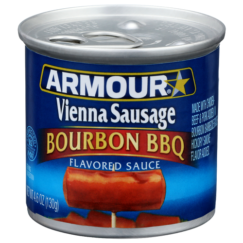 Armour Bourbon BBQ Flavored Sauce Vienna Sausage - 4.6 Ounce