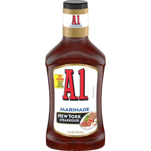A.1. New York Steakhouse Marinade, Bottle - 16 Fluid Ounce