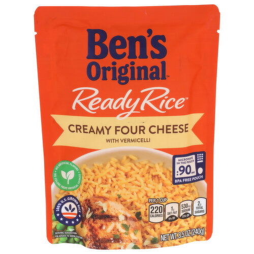 Ben's Original Creamy Four Cheese Ready Rice - 8.5 Ounce