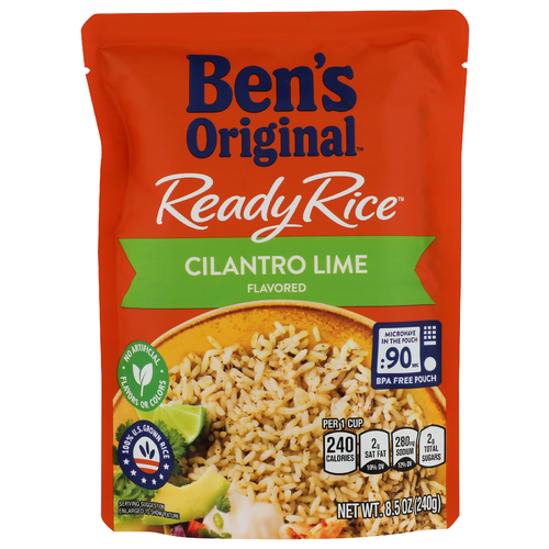 Ben's Original Ready Rice Cilantro Lime Flavored Rice Mix - 8.5 Ounce Image 1 of 4
