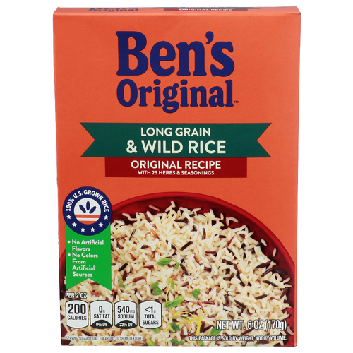 Ben's Original Recipe Long Grain & Wild Rice - 6 Ounce