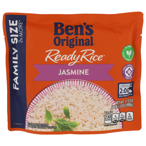 Ben's Original Ready Rice Family Size Jasmine Rice Mix - 17.3 Ounce Image 1 of 4