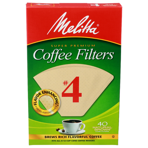Melitta Super Premium Coffee Filters - 40 Count