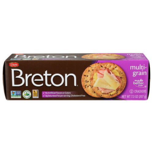 BRETON Cracker Multigrain - 7.3 Ounce