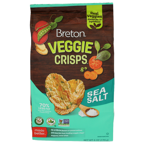 Whippet Salt Sea Veggie Crisps - 6 Ounce