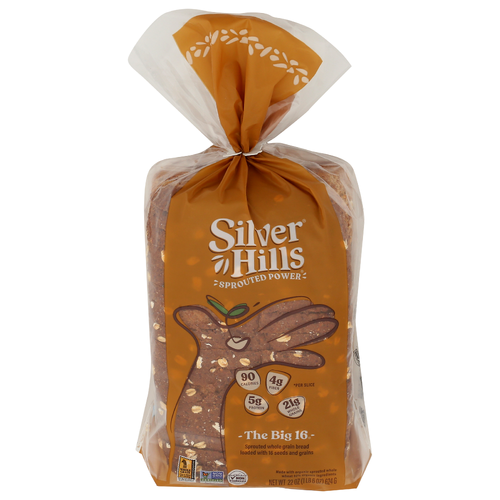Silver Hills The Big 16 Bread Sprouted Wheat - 22 Ounce