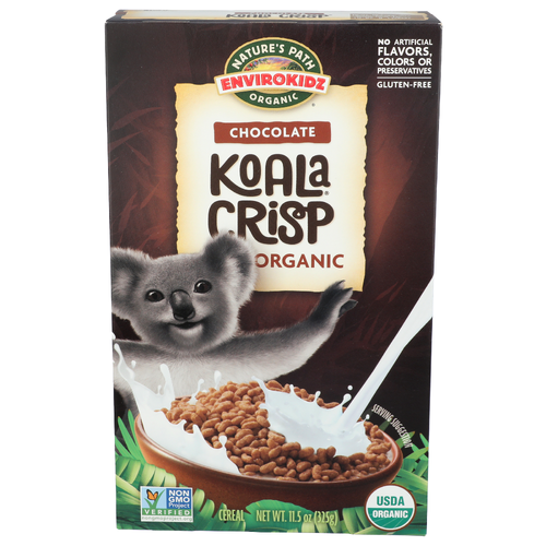NATURE's Path Organic Chocolate Cold Cereal Envirokidz Koala Crisp Crisps - 11.5 Ounce