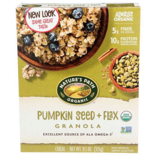 Nature's Path Organic Pumpkin Seed Granola Flax Seed & Flax - 11.5 Ounce
