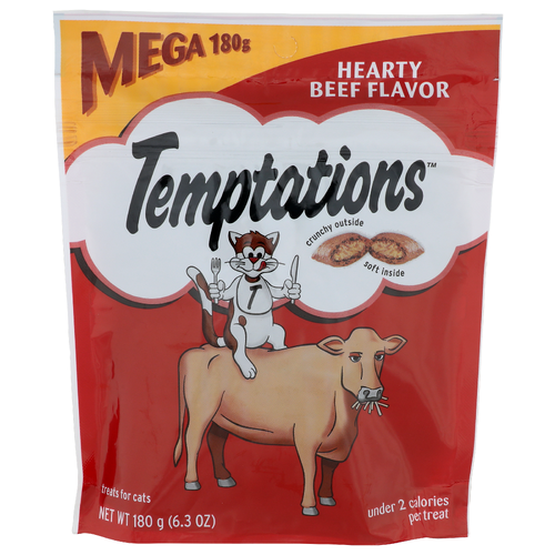 Temptations Hearty Beef Treats For Cats - 6.3 Ounce