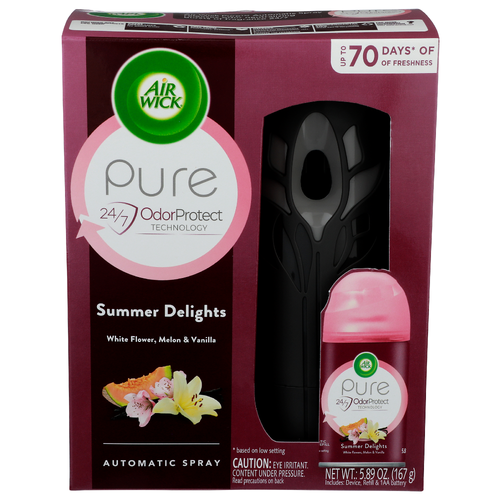 Air Wick Summer Delights Pure Automatic Spray - 5.89 Ounce