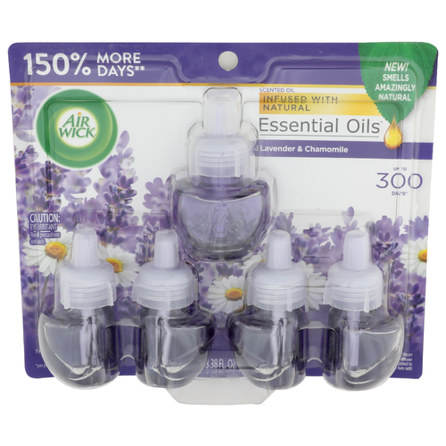 Air Wick Lavender & Chamomile Scented Oil - 5 Count