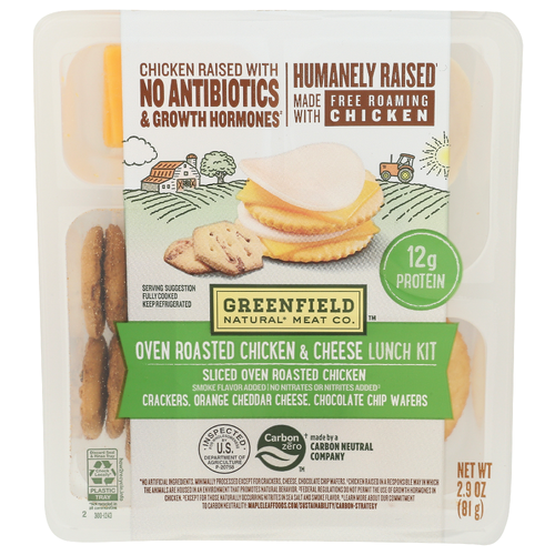 Greenfield Natural Meat Co. Oven Roasted Chicken Breast Lunch Kit - 2.9 Ounce Image 1 of 4