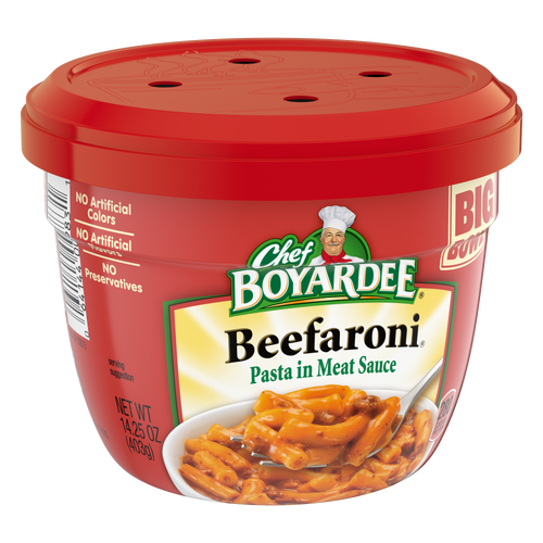 Chef Boyardee Beefaroni, Pasta In Meat Sauce - 14.25 Ounce