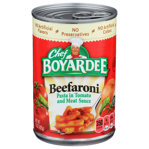 Chef Boyardee Pasta In Tomato And Meat Sauce Beefaroni - 15 Ounce