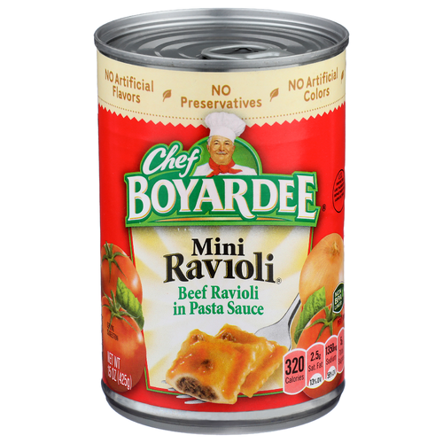 Chef Boyardee Beef Ravioli In Pasta Sauce Mini - 15 Ounce