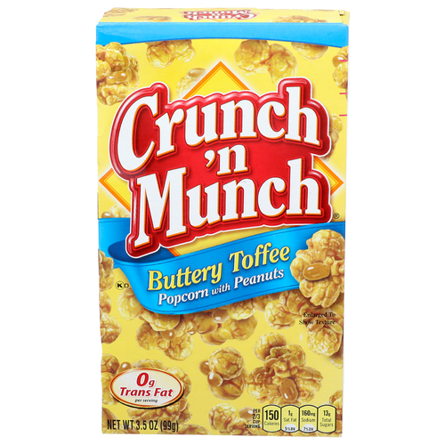 Crunch 'N Munch Popcorn With Peanuts 'n Buttery Toffee - 3.5 Ounce