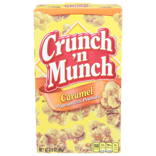 Crunch 'N Munch Caramel 'n Popcorn With Peanuts - 3.5 Ounce