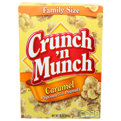 Crunch 'N Munch Caramel 'n Popcorn With Peanuts - 10 Ounce