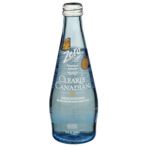 Clearly Canadian Zero Sugar Tropical Splash Sparkling Water - 11 Fluid Ounce Image 1 of 4