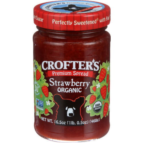Crofter's Strawberry Premium Spread - 16.5 Ounce