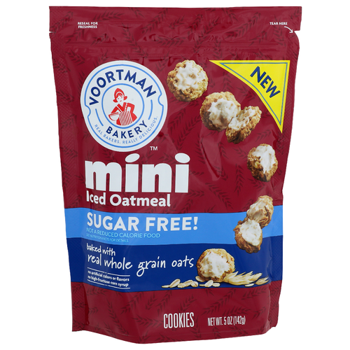 Voortman Bakery Iced Oatmeal Mini Cookies - 5 Ounce