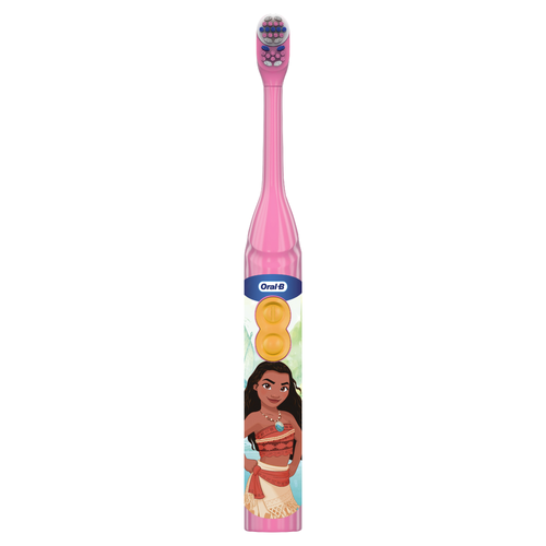 Oral-B Kid's Battery Toothbrush Featuring Disney's Moana, Soft Bristles, For Kids 3+ - 1 Count