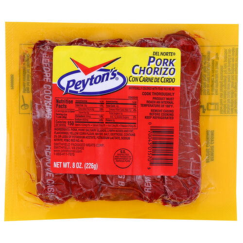 Peyton's Peytons Pork Chorizo Links - 8 Ounce