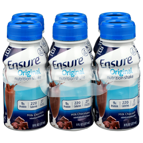 Ensure Milk Chocolate Original Nutrition Shake - 8 Fluid Ounce - 6 Count