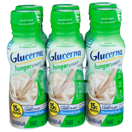 Glucerna Homemade Vanilla - 10 Fluid Ounce - 6 Count