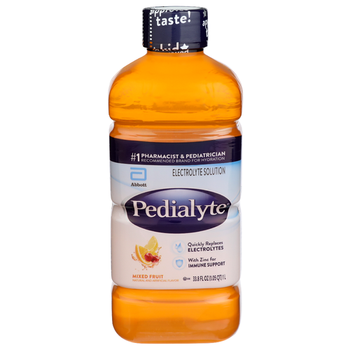 Abbott Mixed Fruit Pedialyte Electrolyte Solution - 33.8 Fluid Ounce