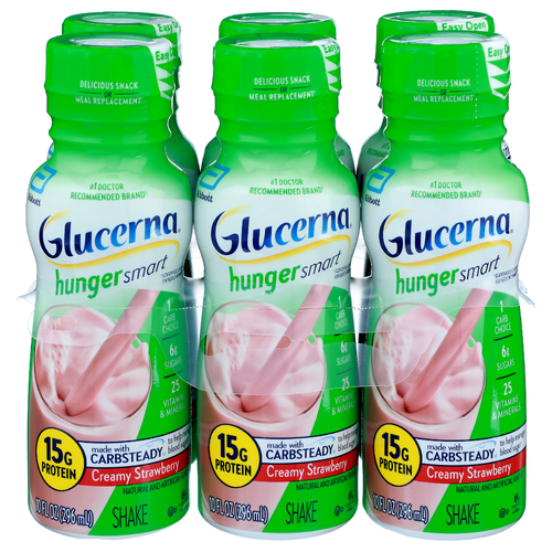 Glucerna Shake, Classic Strawberry - 6 Each